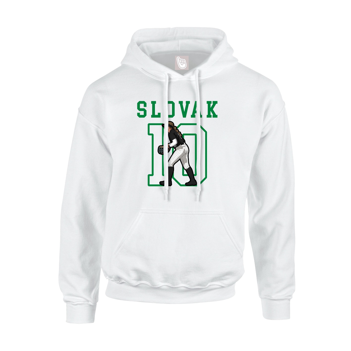 Hoodie — Shirsey in White