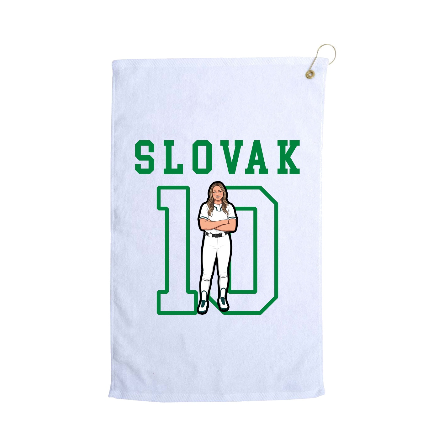 Golf Towel — Shirsey in White