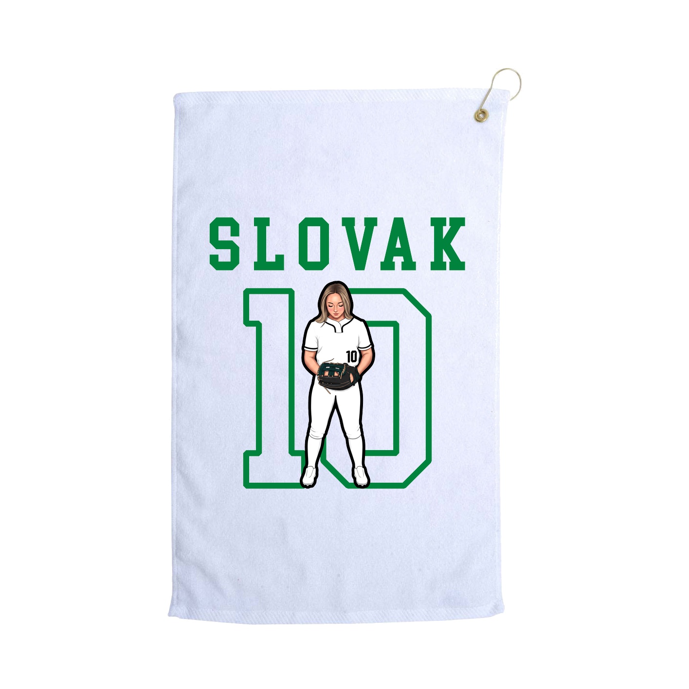 Golf Towel — Shirsey in White