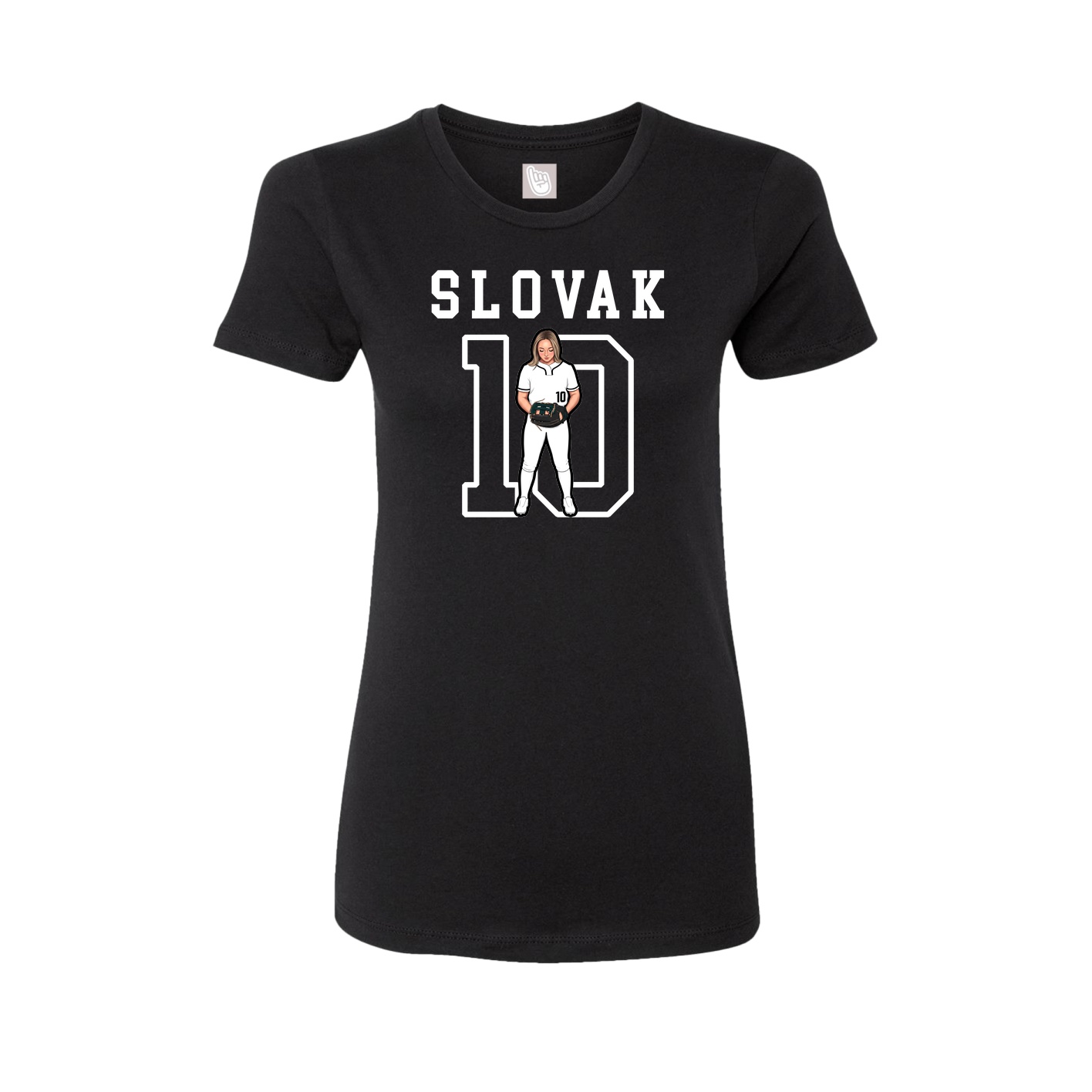 Fitted Women's Tee — Shirsey in Black