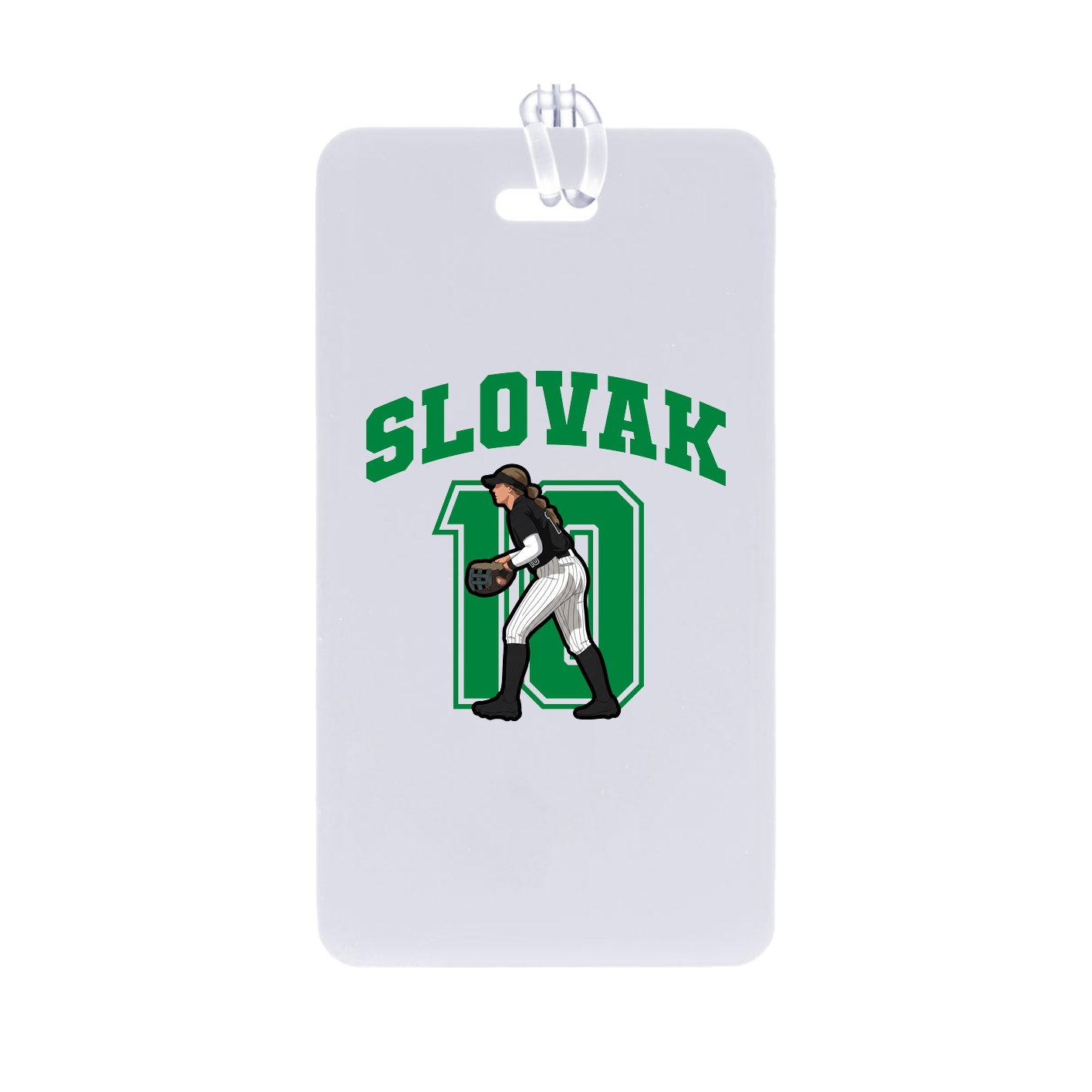 Bag Tag — Number in Classic