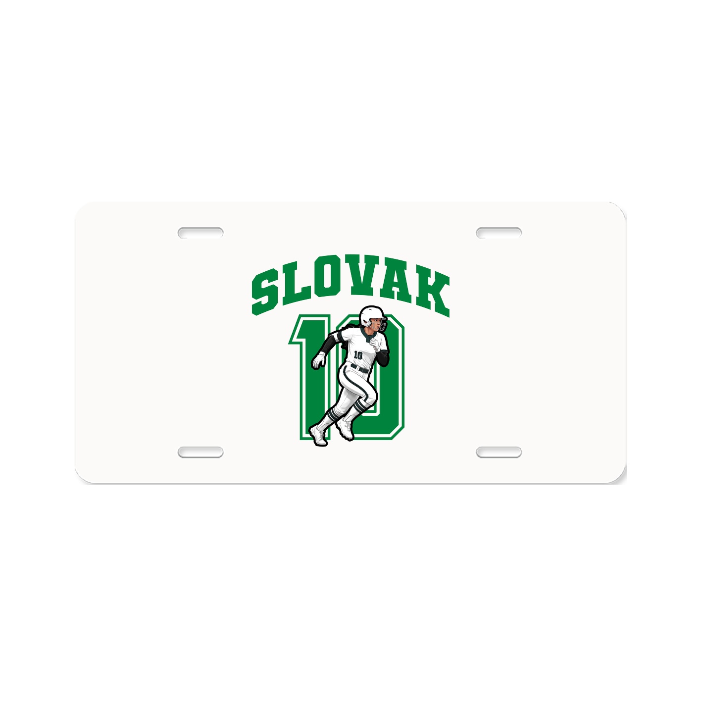 License Plate — Number in Classic