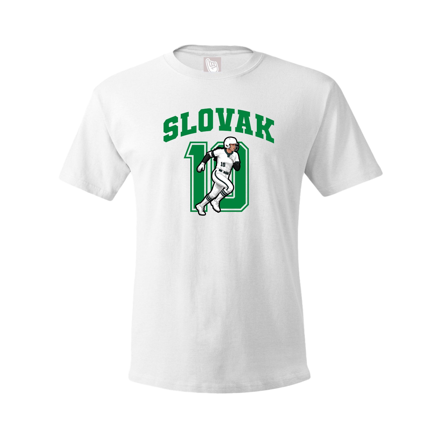 Tee — Number in White