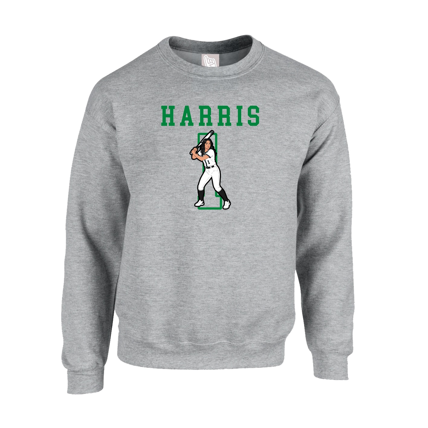 Fleece Crew — Shirsey in Grey