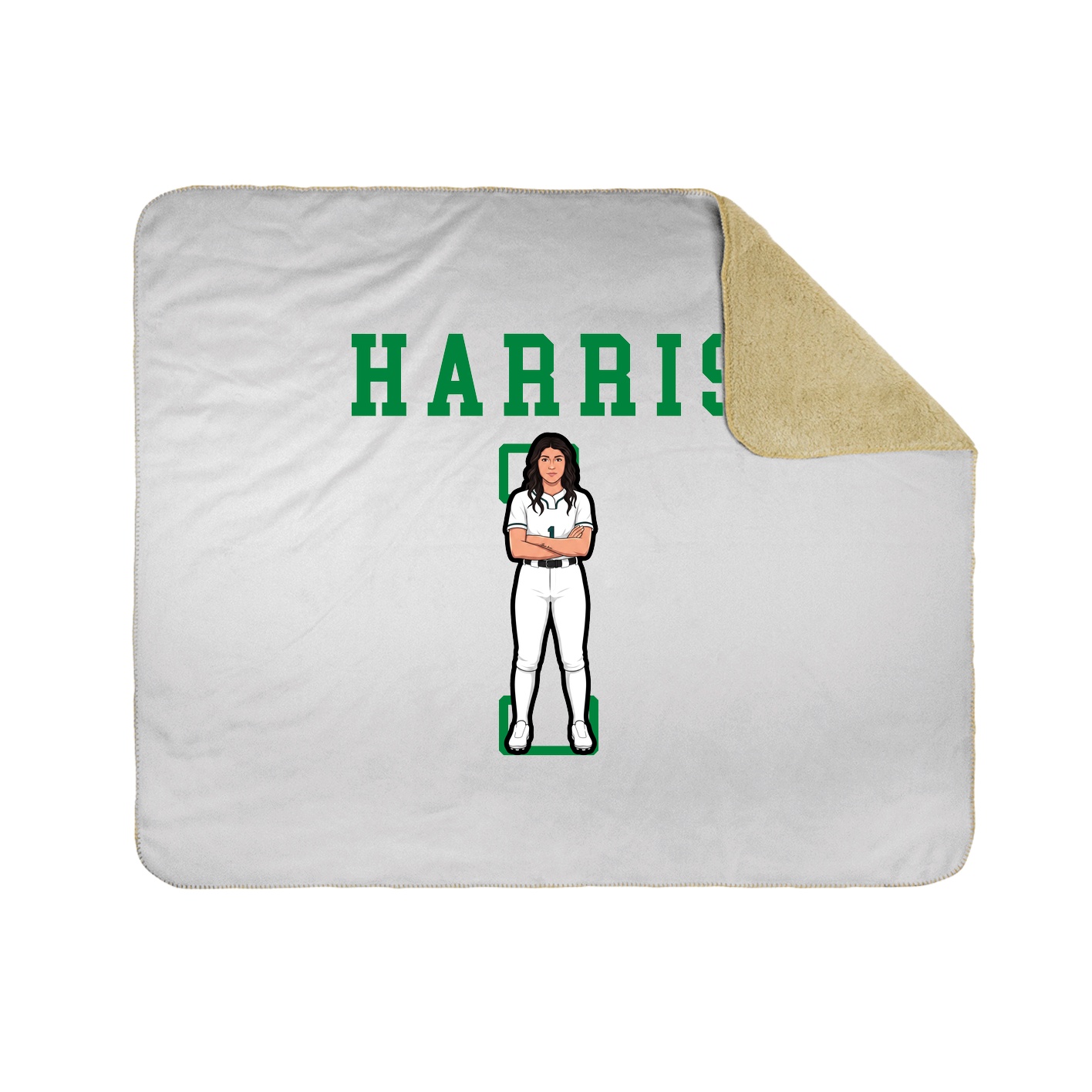 Throw Blanket — Shirsey in White