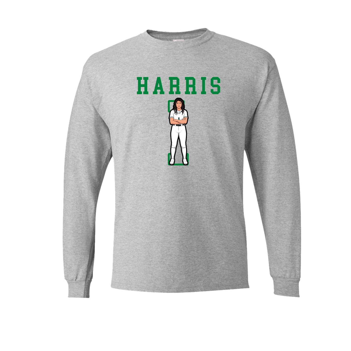Long Sleeve Tee — Shirsey in Grey