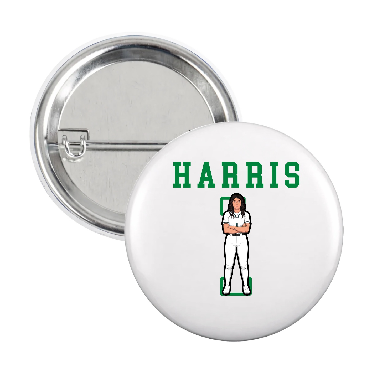 Game Day Button — Shirsey in White
