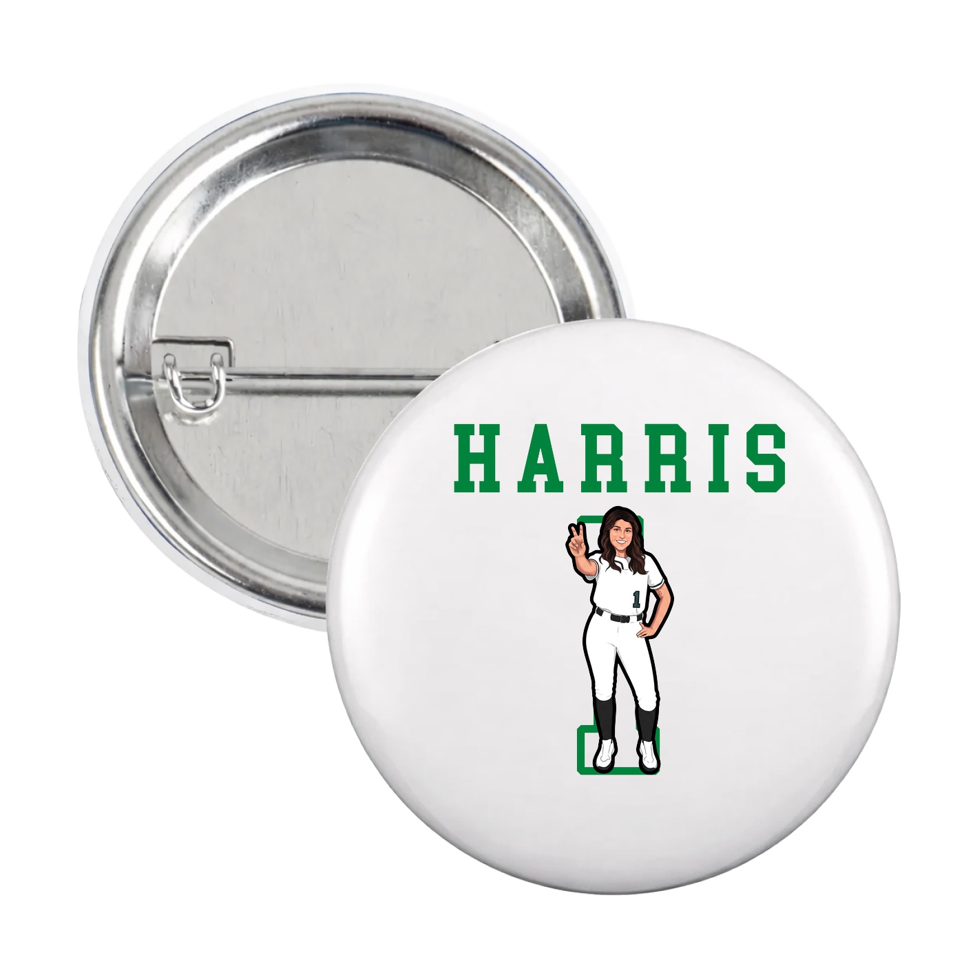 Game Day Button — Shirsey in White