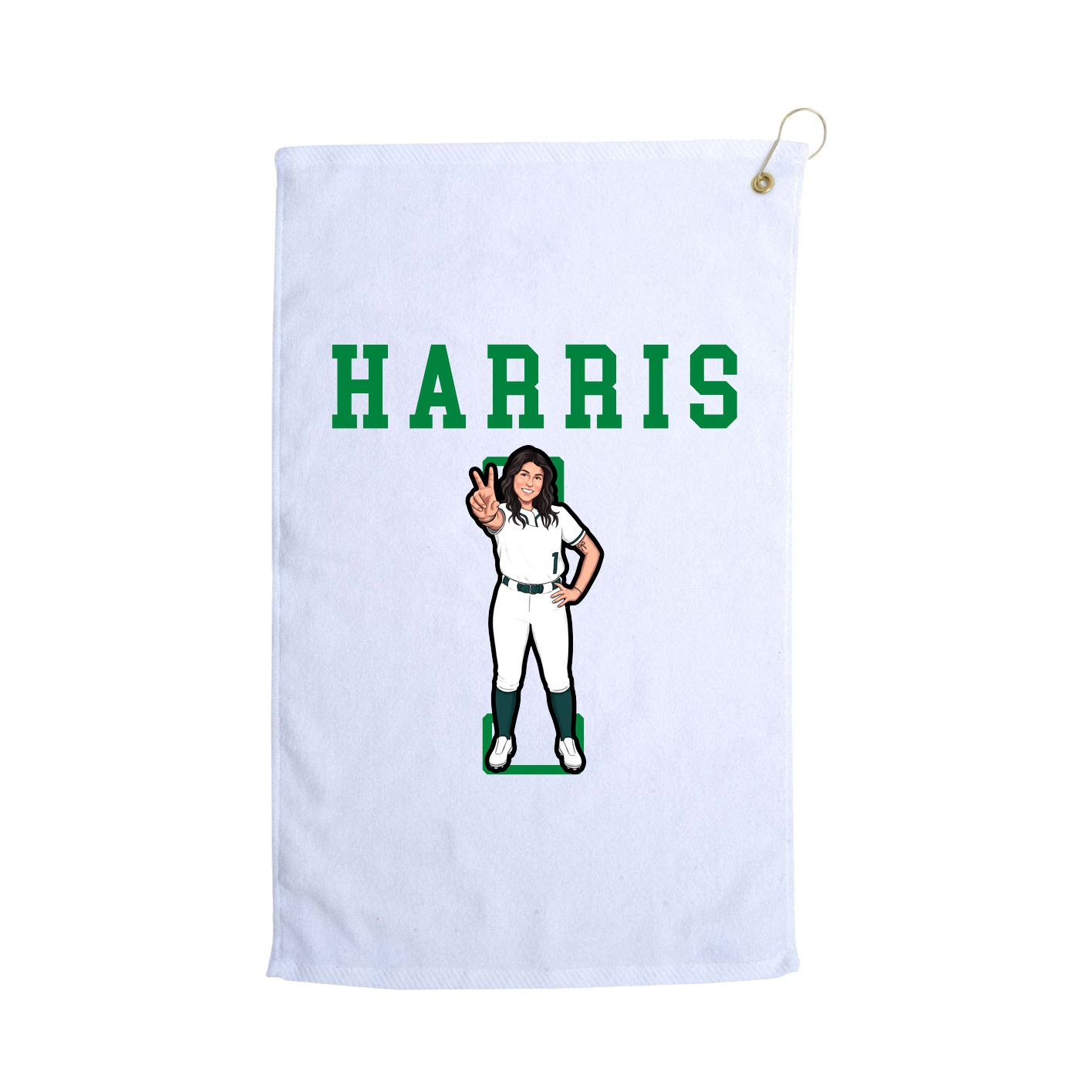 Golf Towel — Shirsey in White