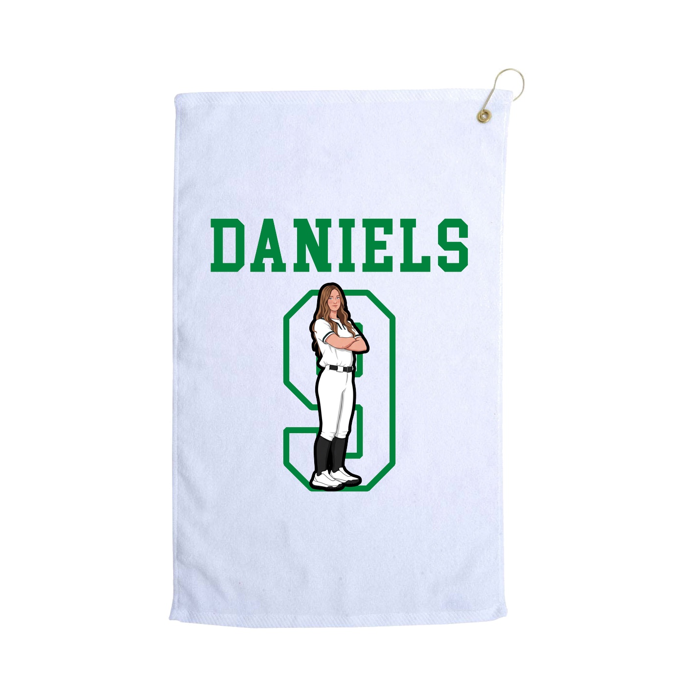 Golf Towel — Shirsey in White