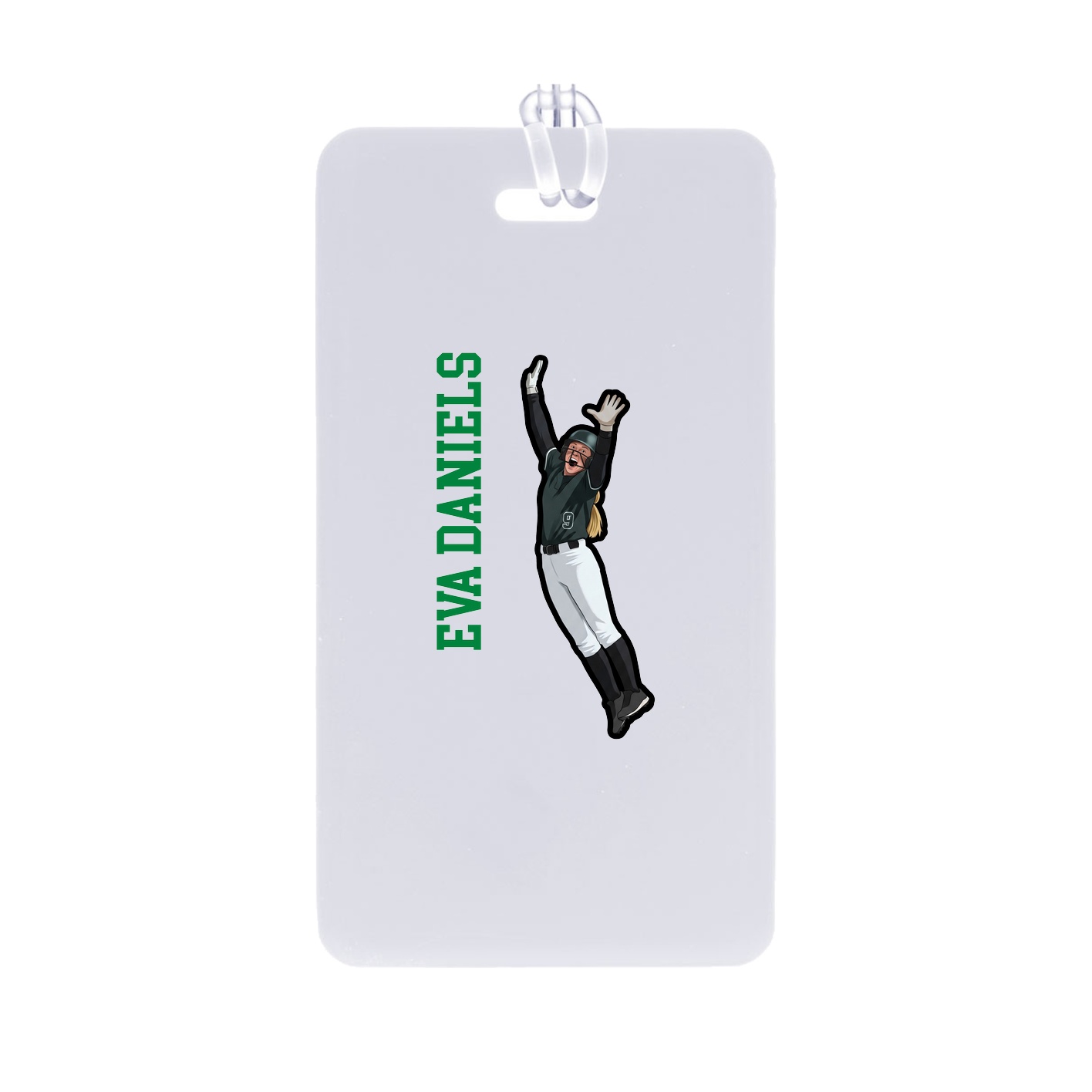 Bag Tag — Name Vertical in Classic