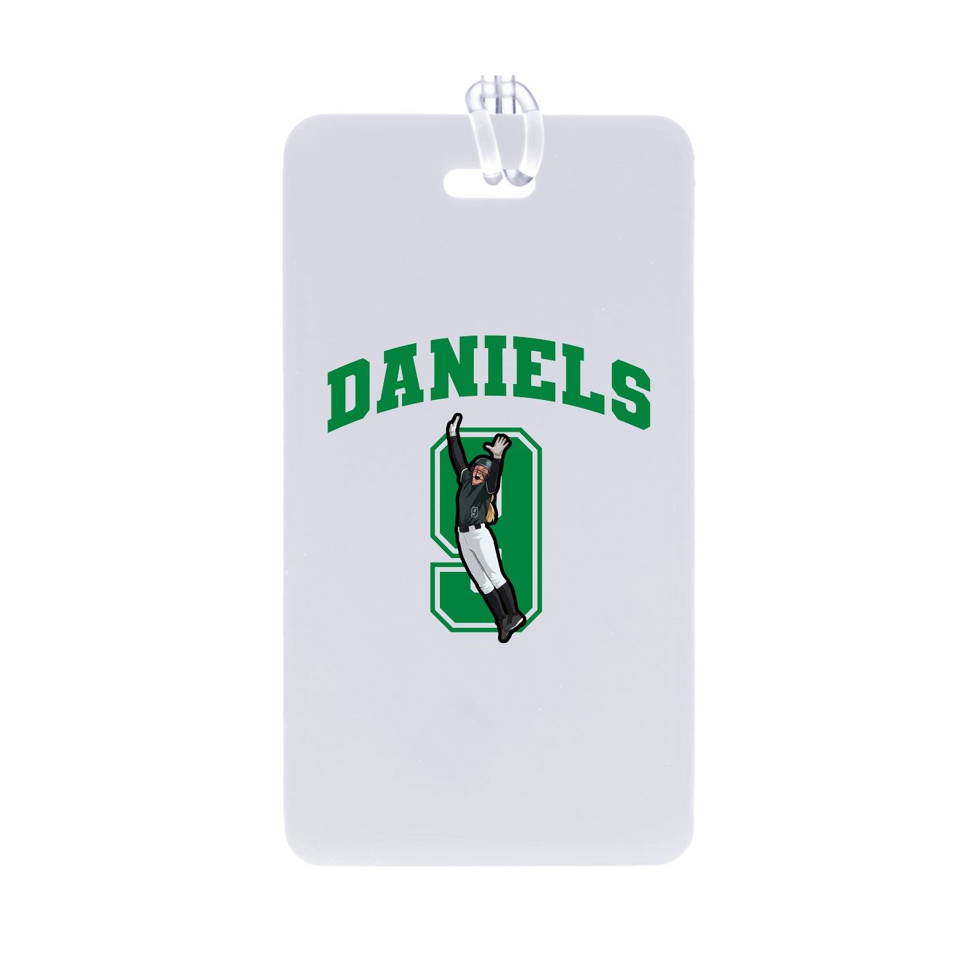 Bag Tag — Number in Classic