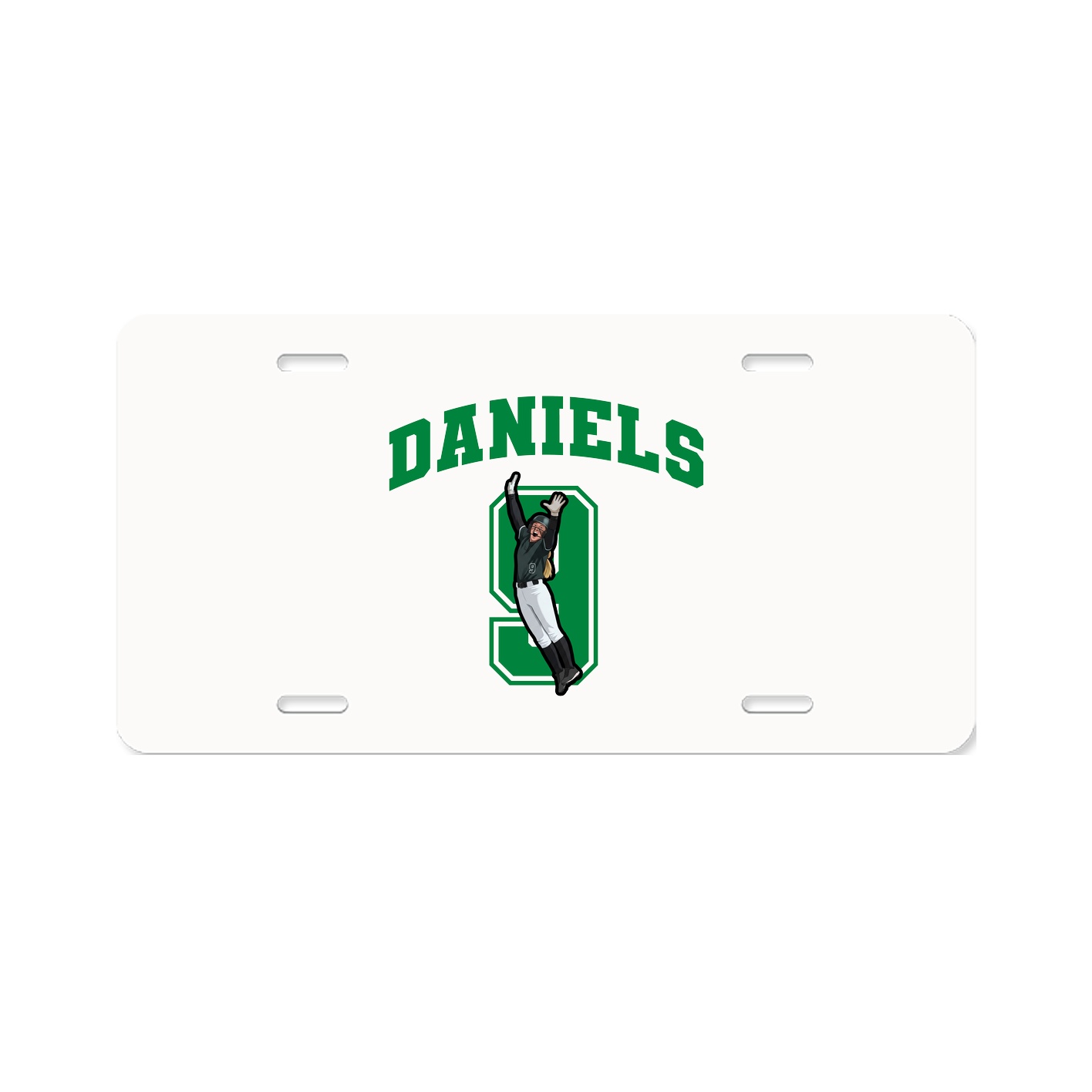 License Plate — Number in Classic
