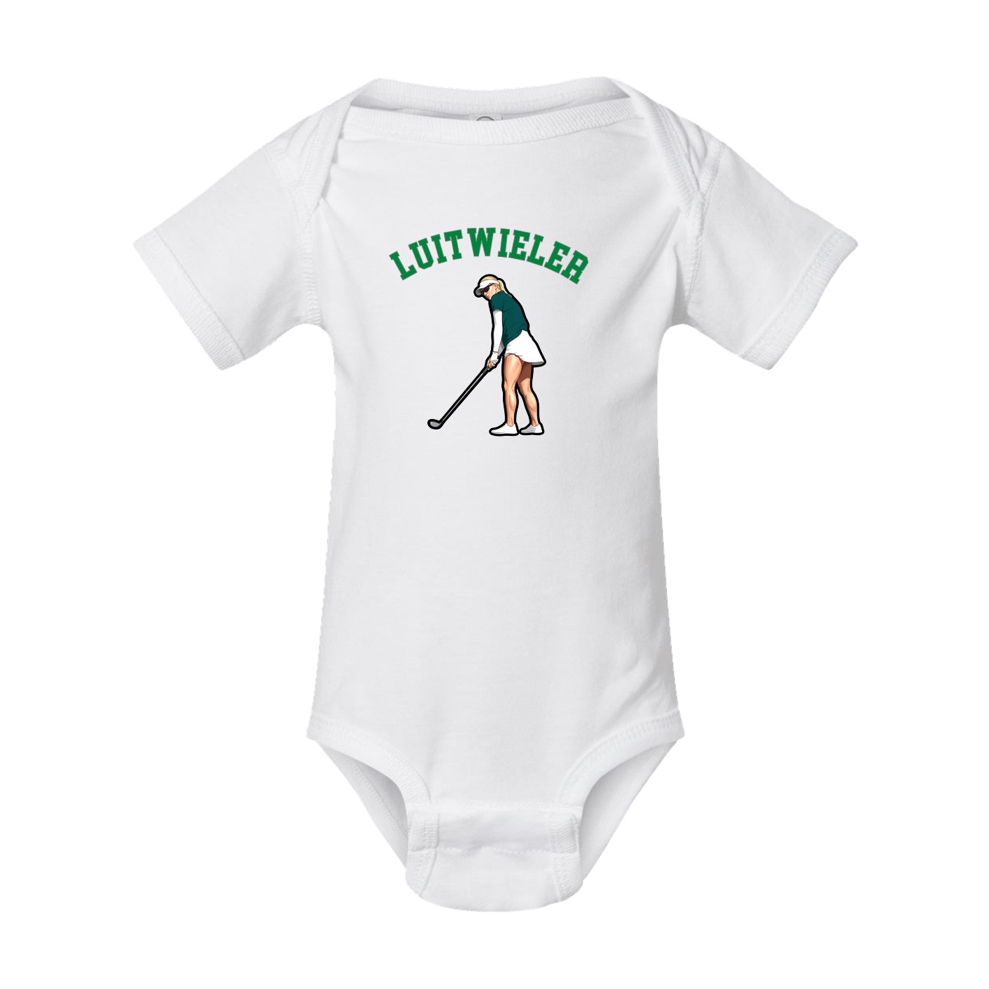 Baby Onesie — Shirsey Arch in White