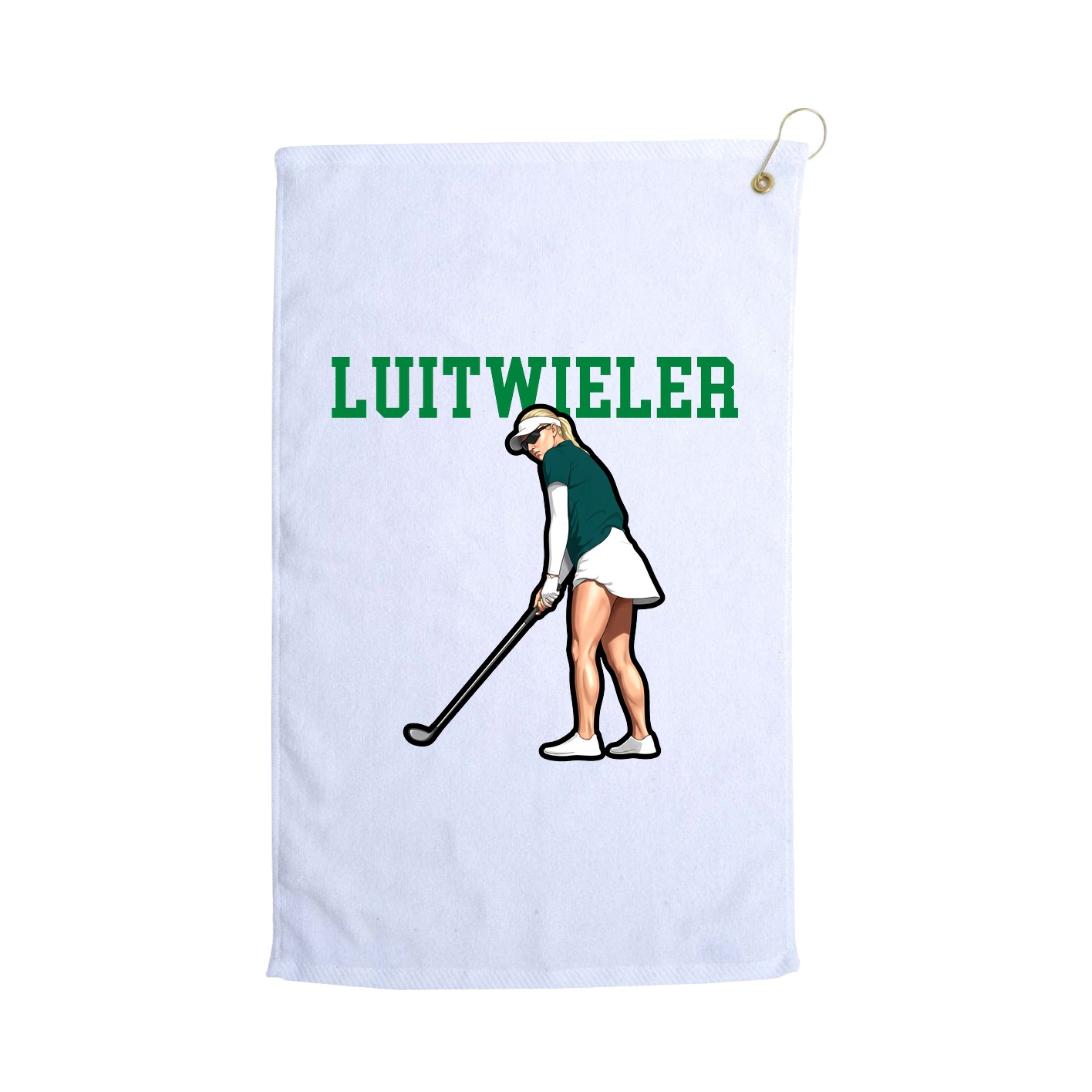 Golf Towel — Shirsey in White