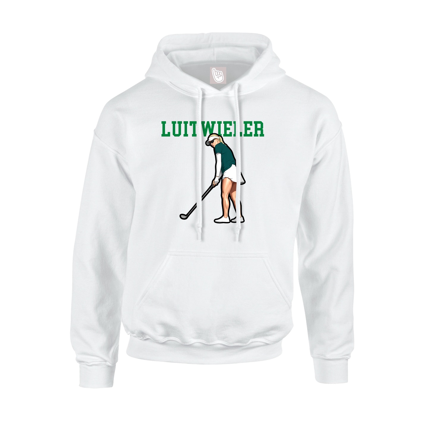 Hoodie — Shirsey in White
