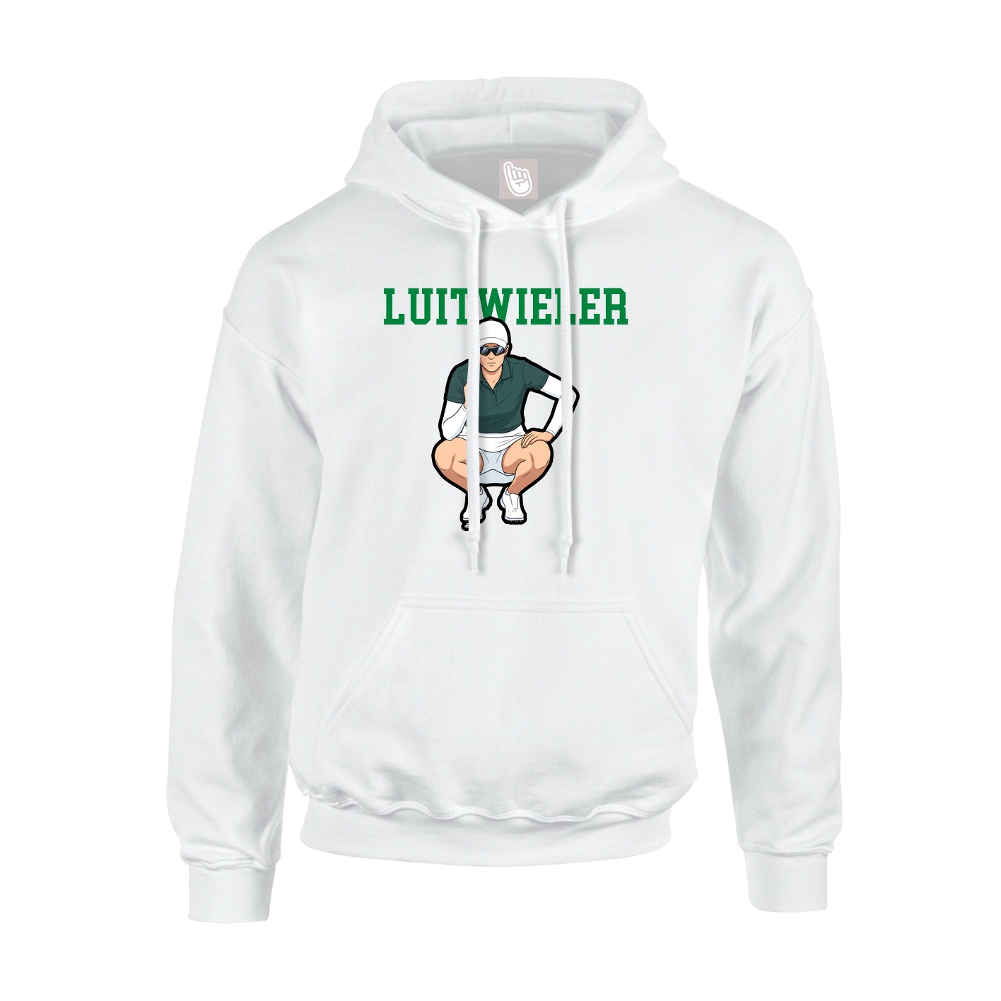 Hoodie — Shirsey in White