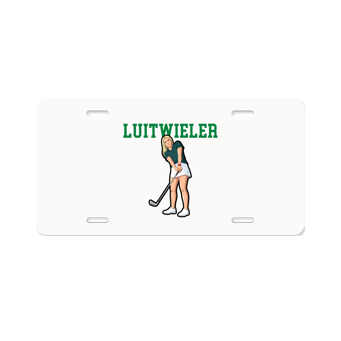 License Plate — Shirsey in Classic