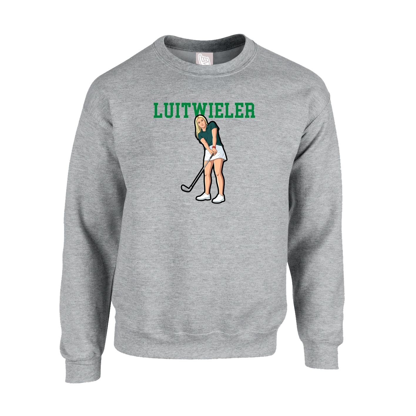 Fleece Crew — Shirsey in Grey