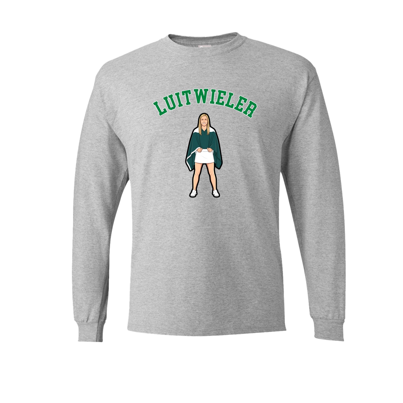 Long Sleeve Tee — Shirsey Arch in Grey