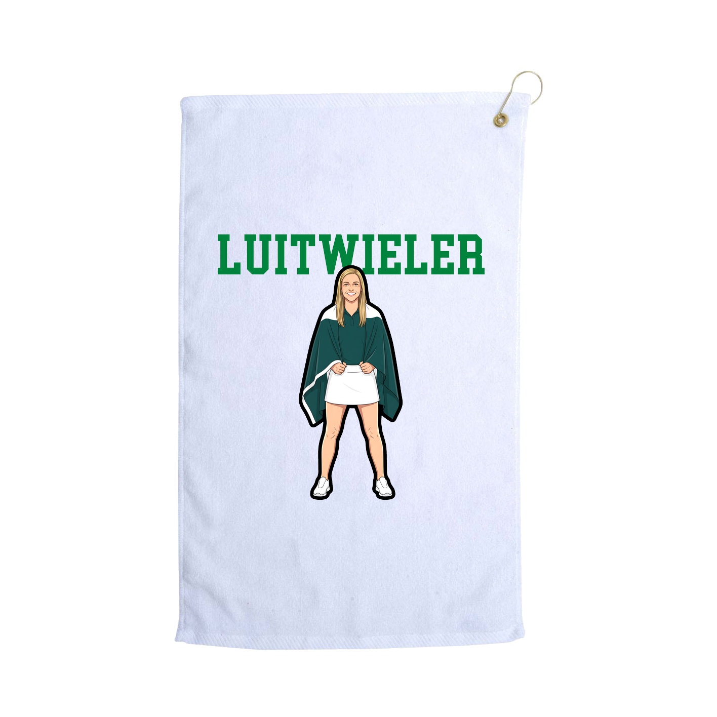Golf Towel — Shirsey in White