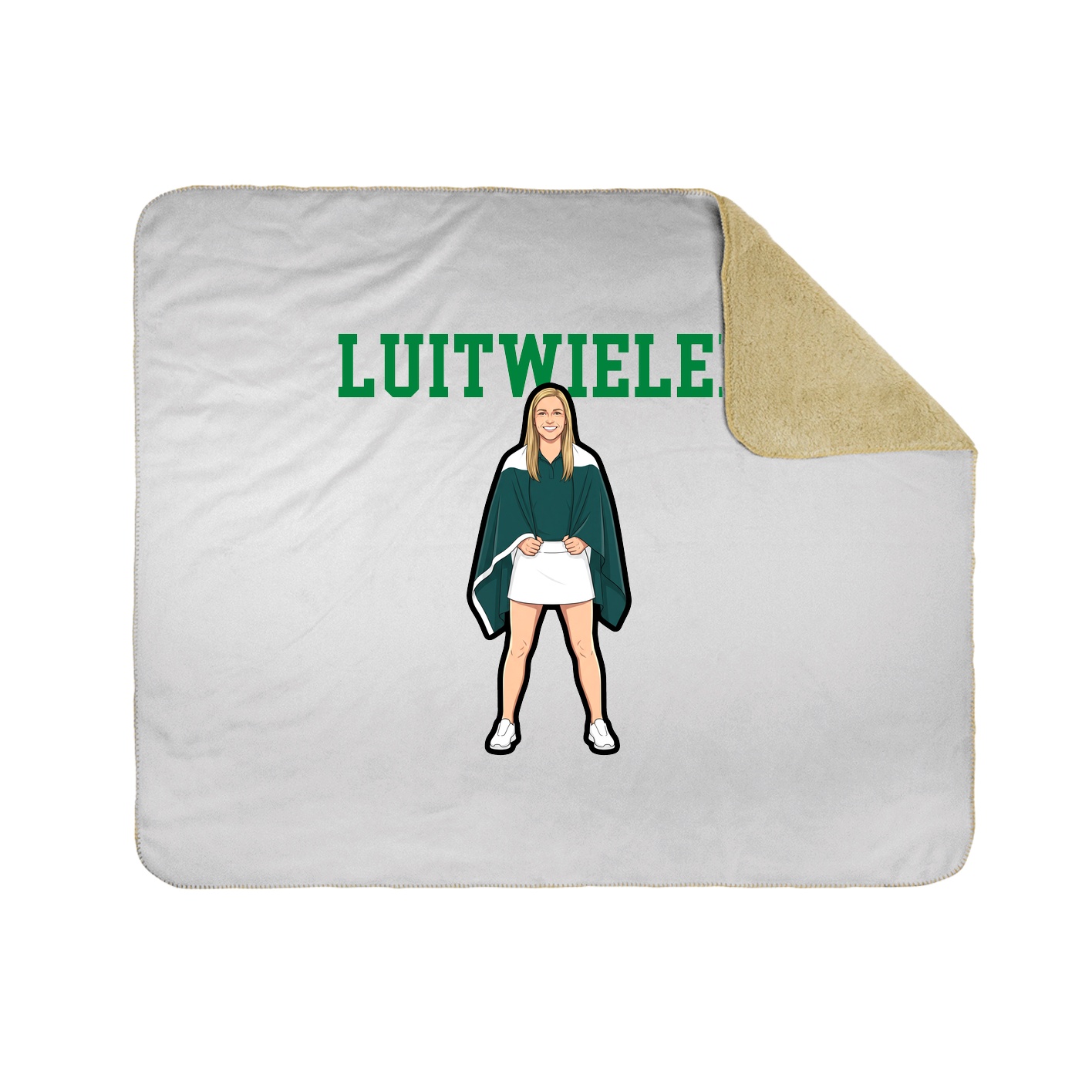 Throw Blanket — Shirsey in White