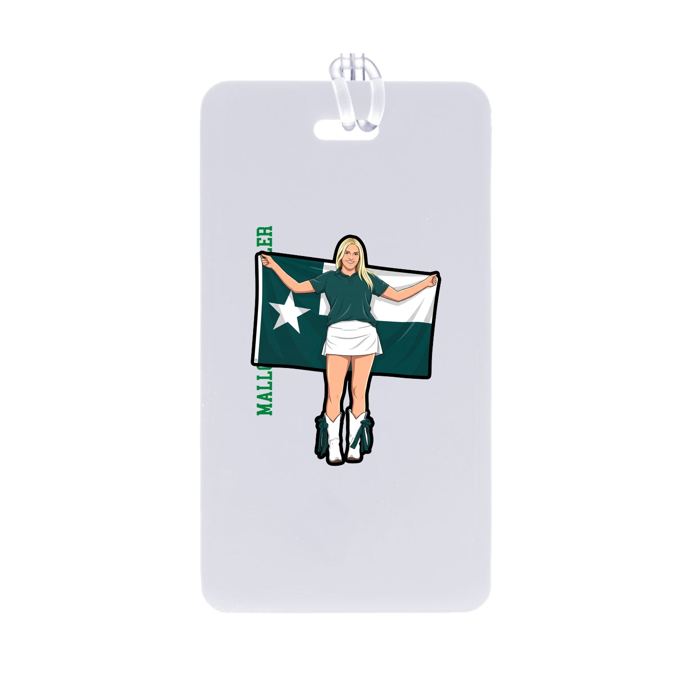 Bag Tag — Name Vertical in Classic