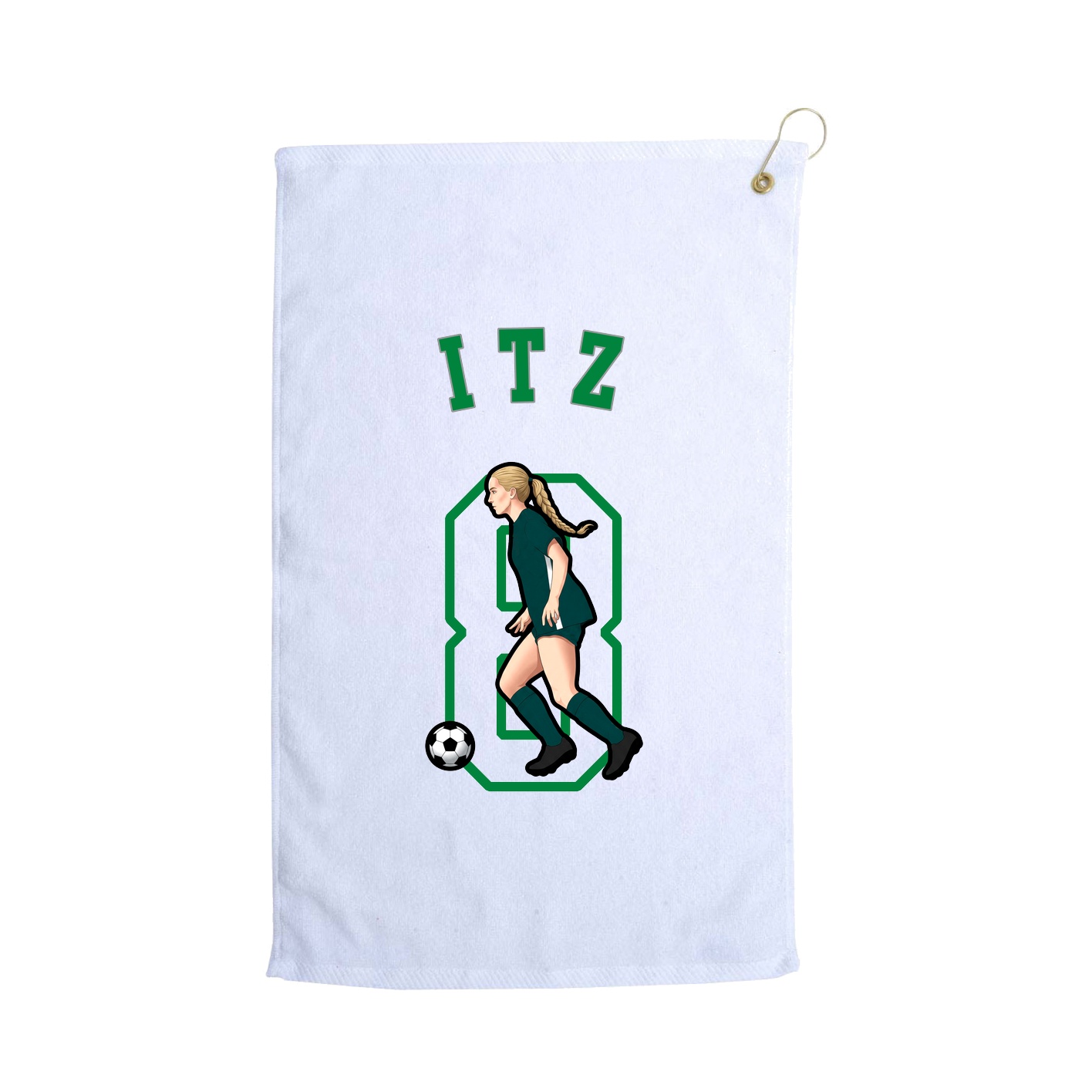 Golf Towel — Shirsey Arch in White
