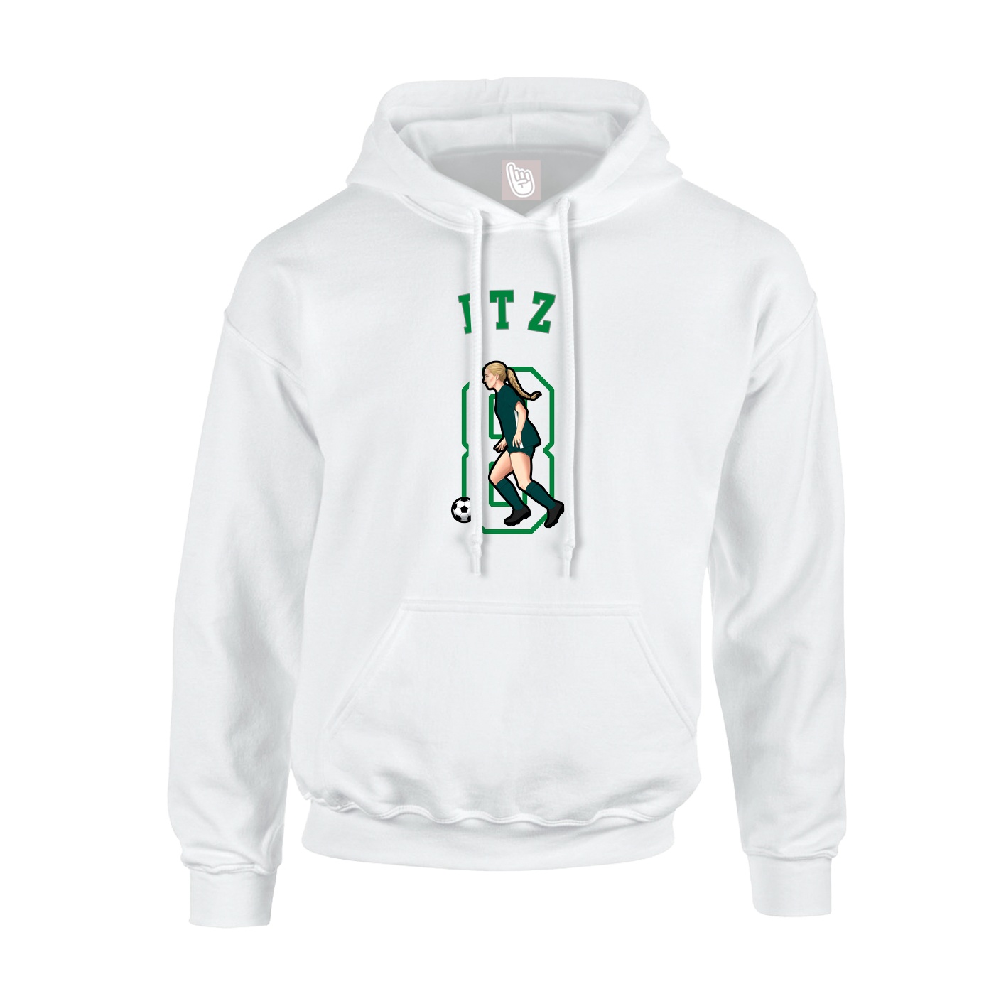 Hoodie — Shirsey Arch in White