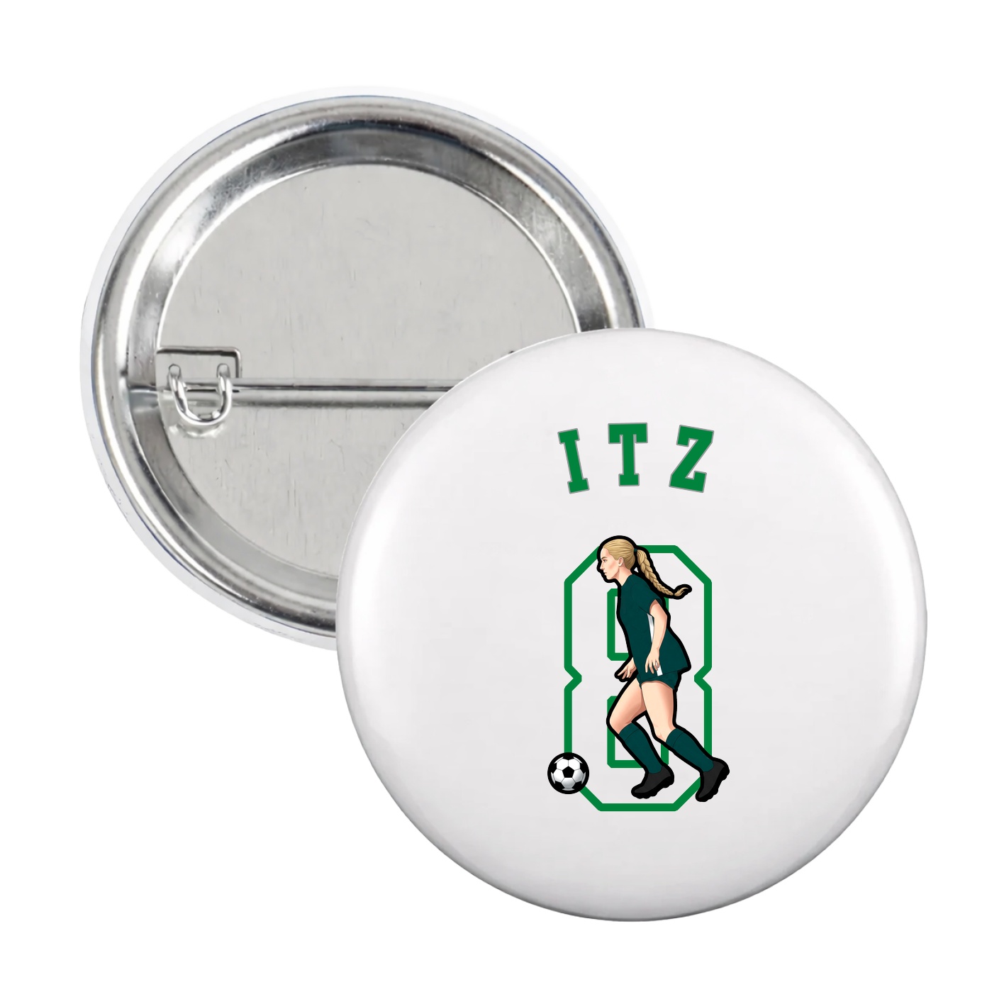 Game Day Button — Shirsey Arch in White