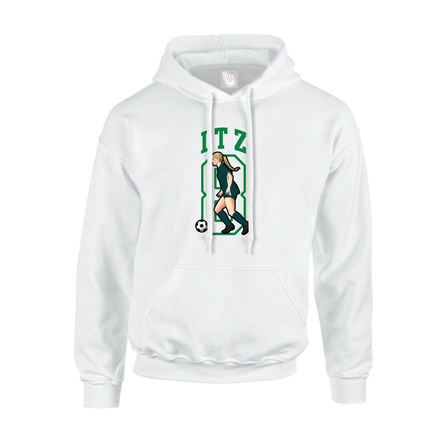 Hoodie — Shirsey in White