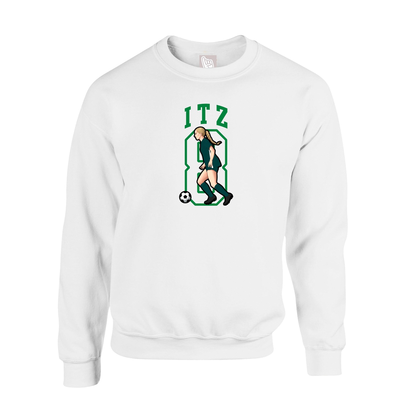 Fleece Crew — Shirsey in White