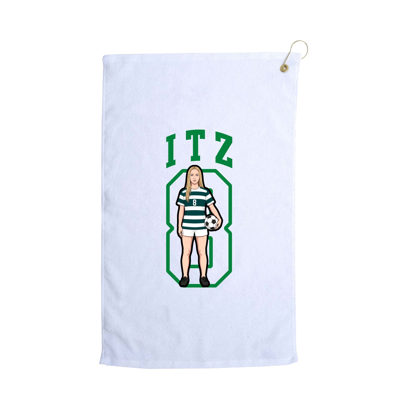 Golf Towel — Shirsey in White