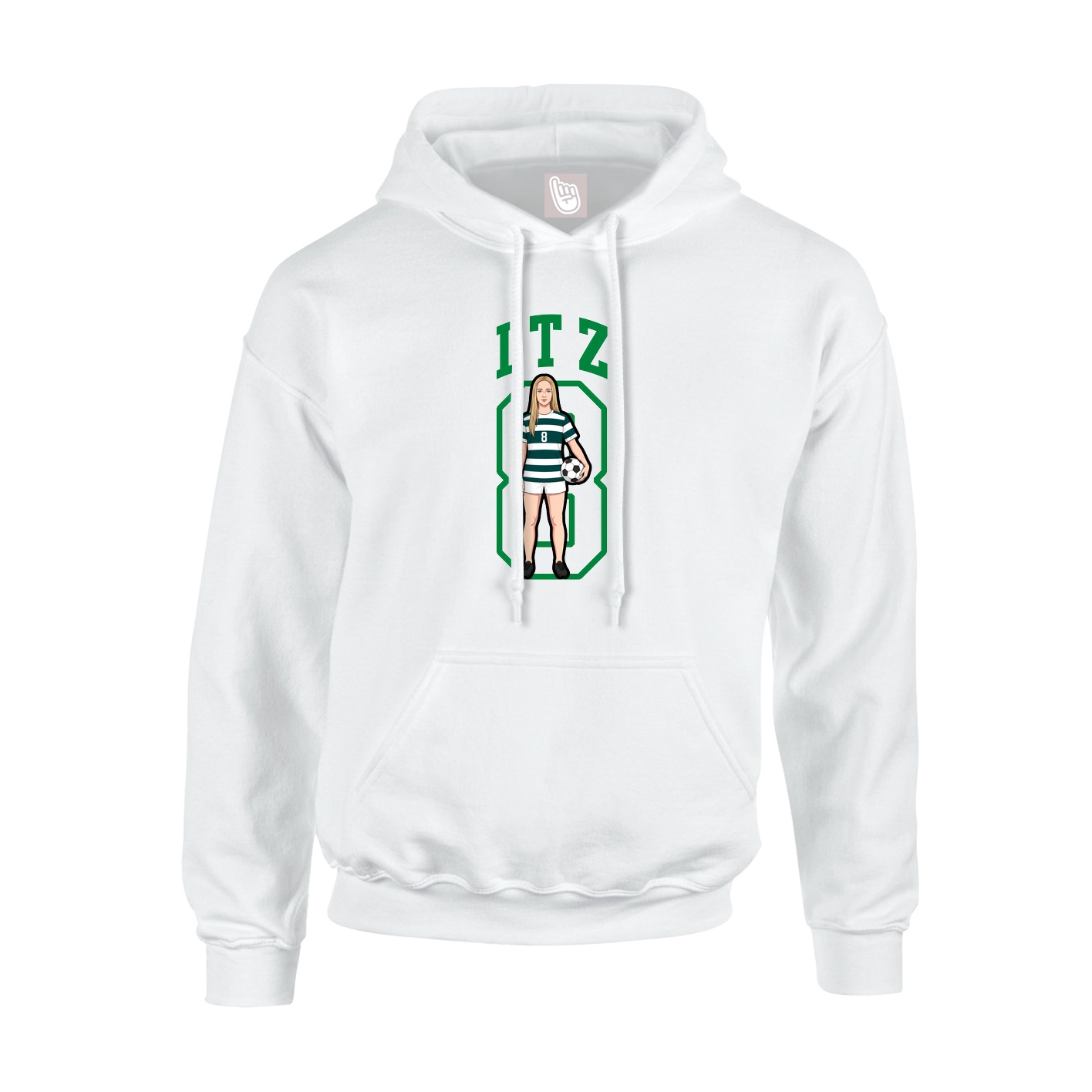 Youth Hoodie — Shirsey in White