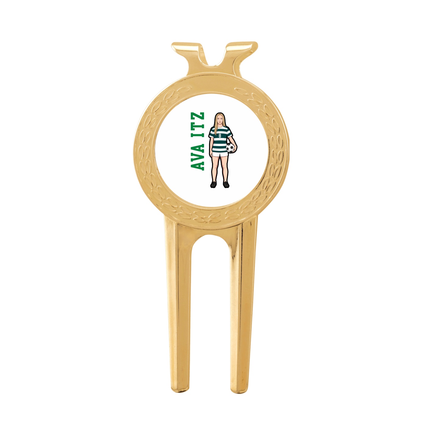Divot Tool with Ball Marker — Name Vertical in Classic