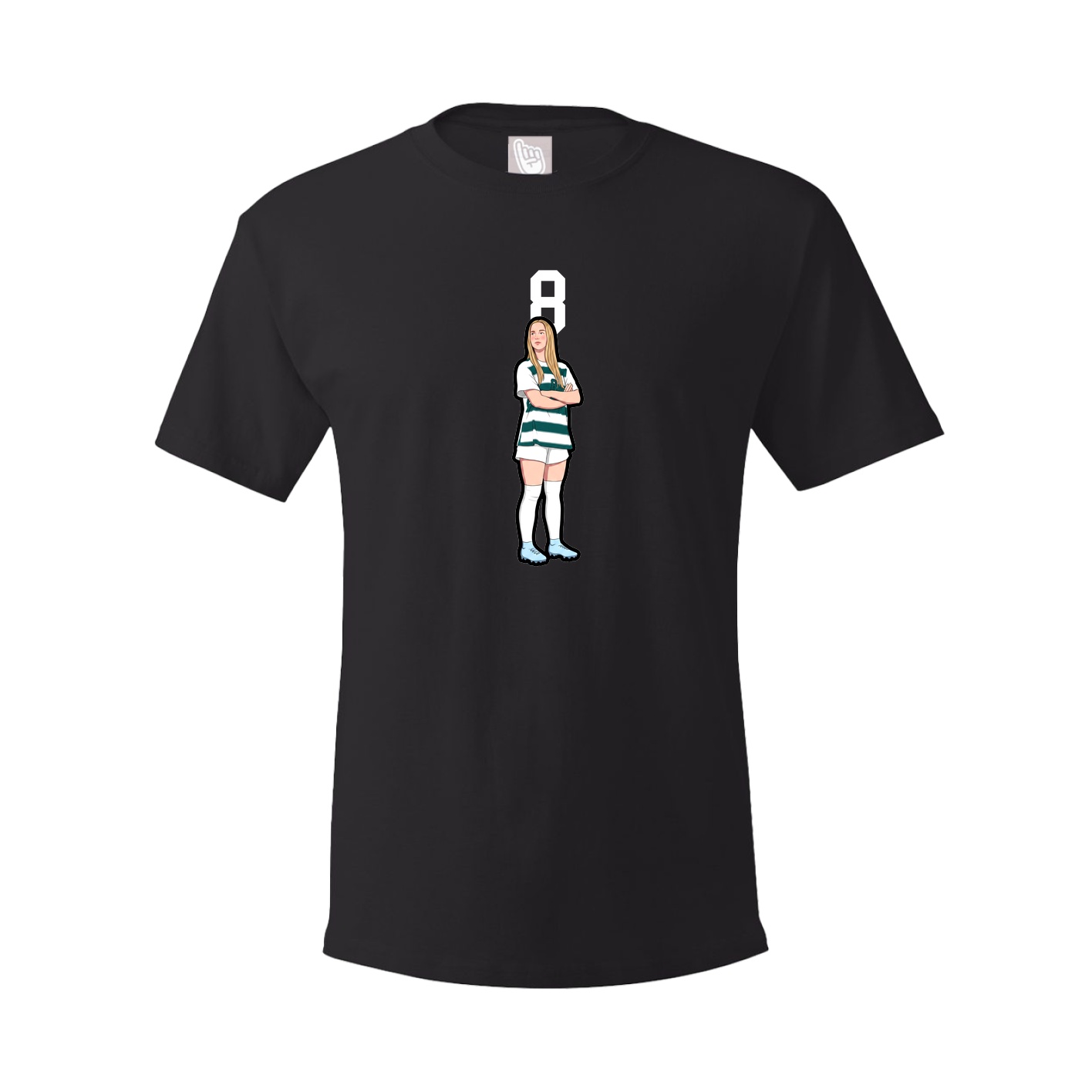 Tee — Number Top in Black