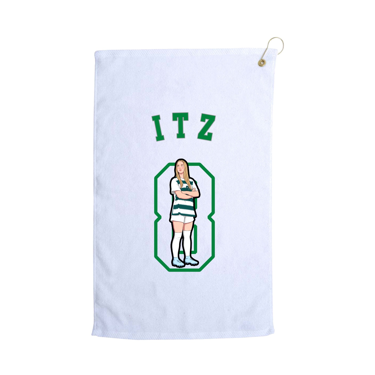 Golf Towel — Shirsey Arch in White