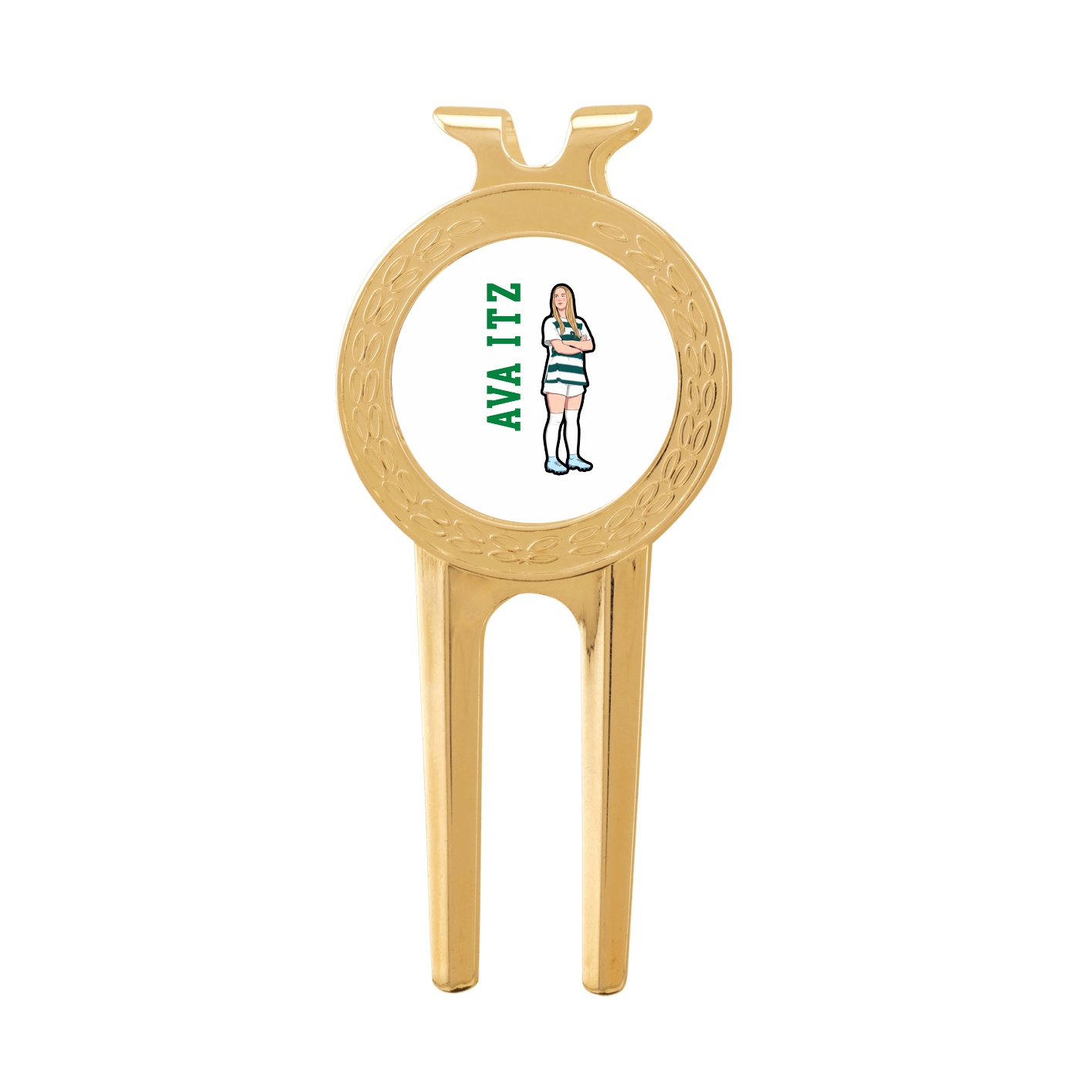 Divot Tool with Ball Marker — Name Vertical in Classic