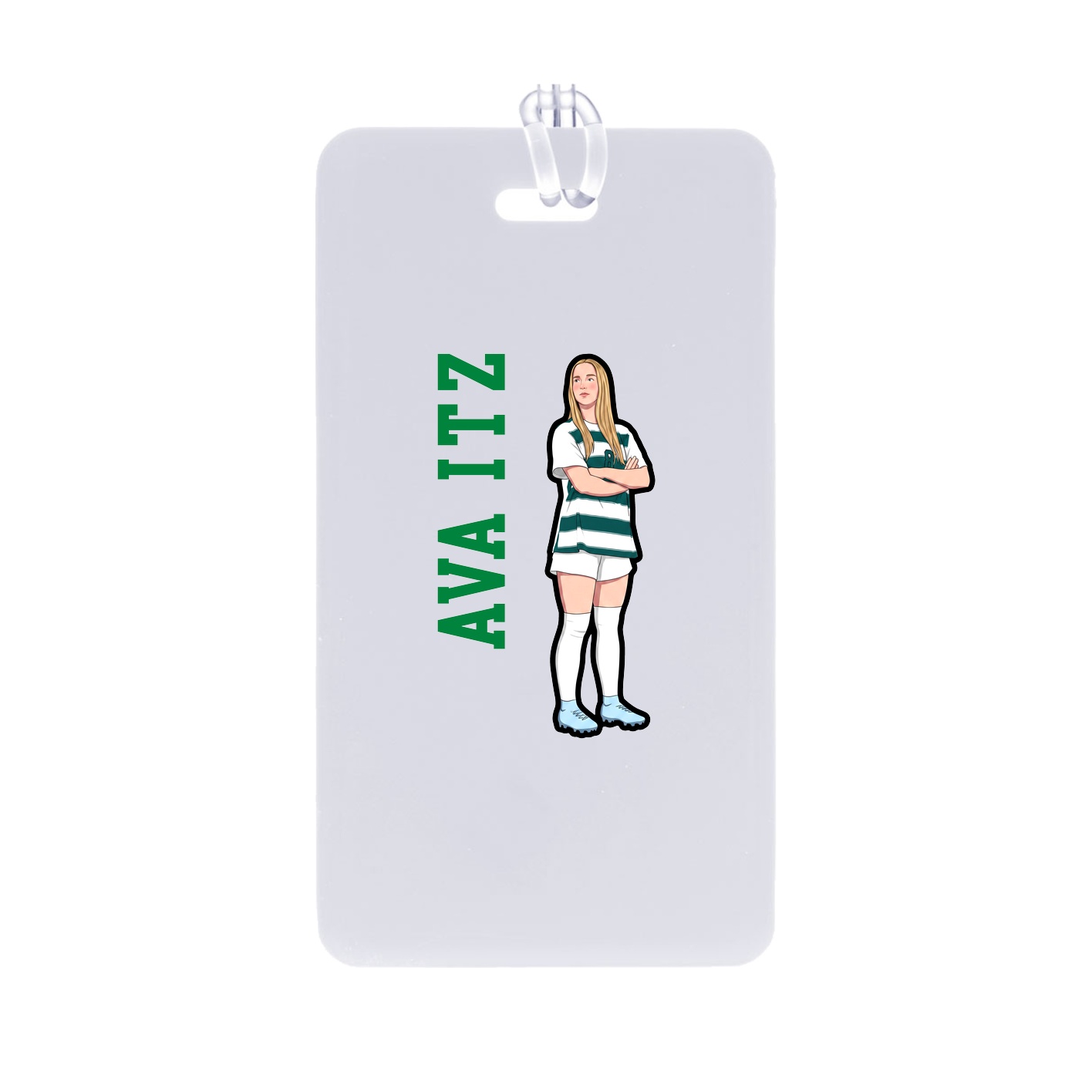 Bag Tag — Name Vertical in Classic