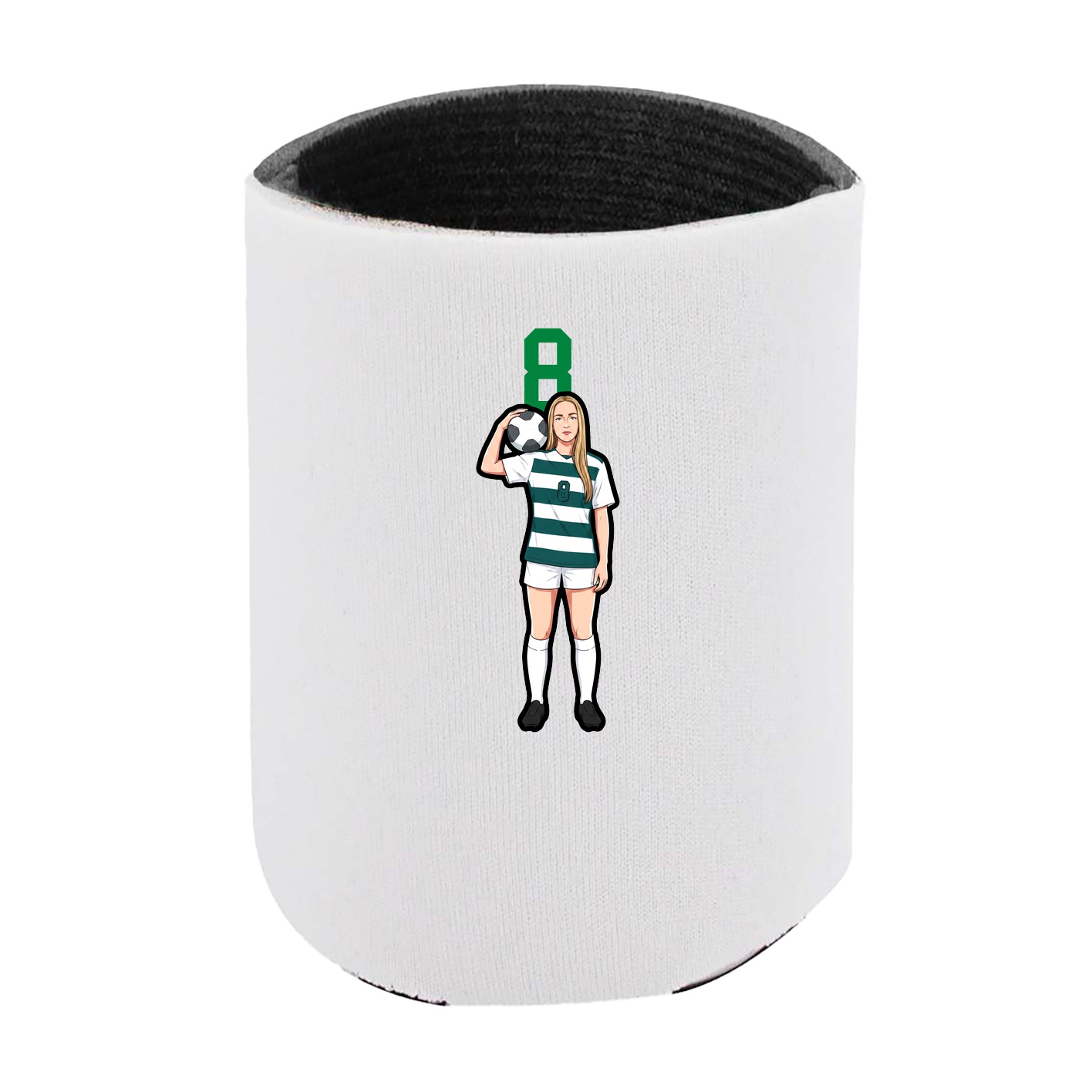 Can Holder — Number Top in White
