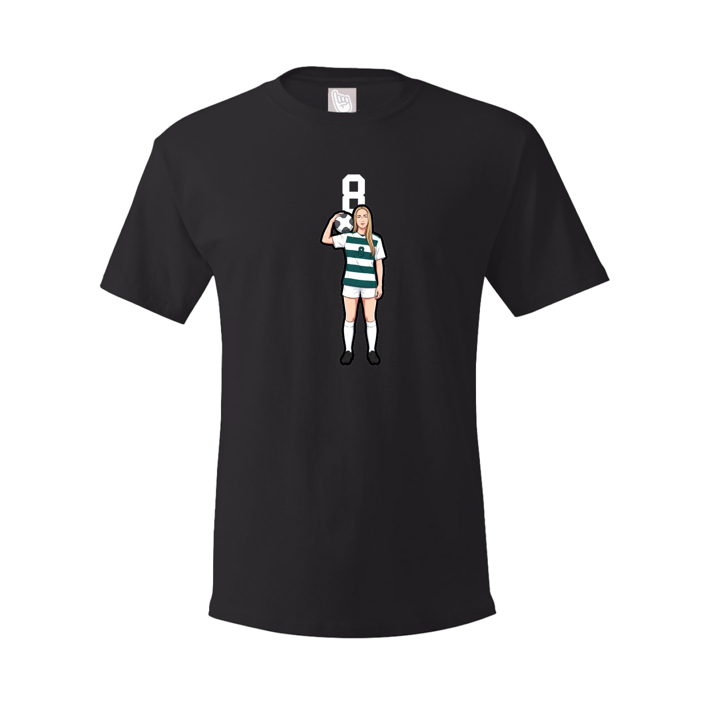 Tee — Number Top in Black
