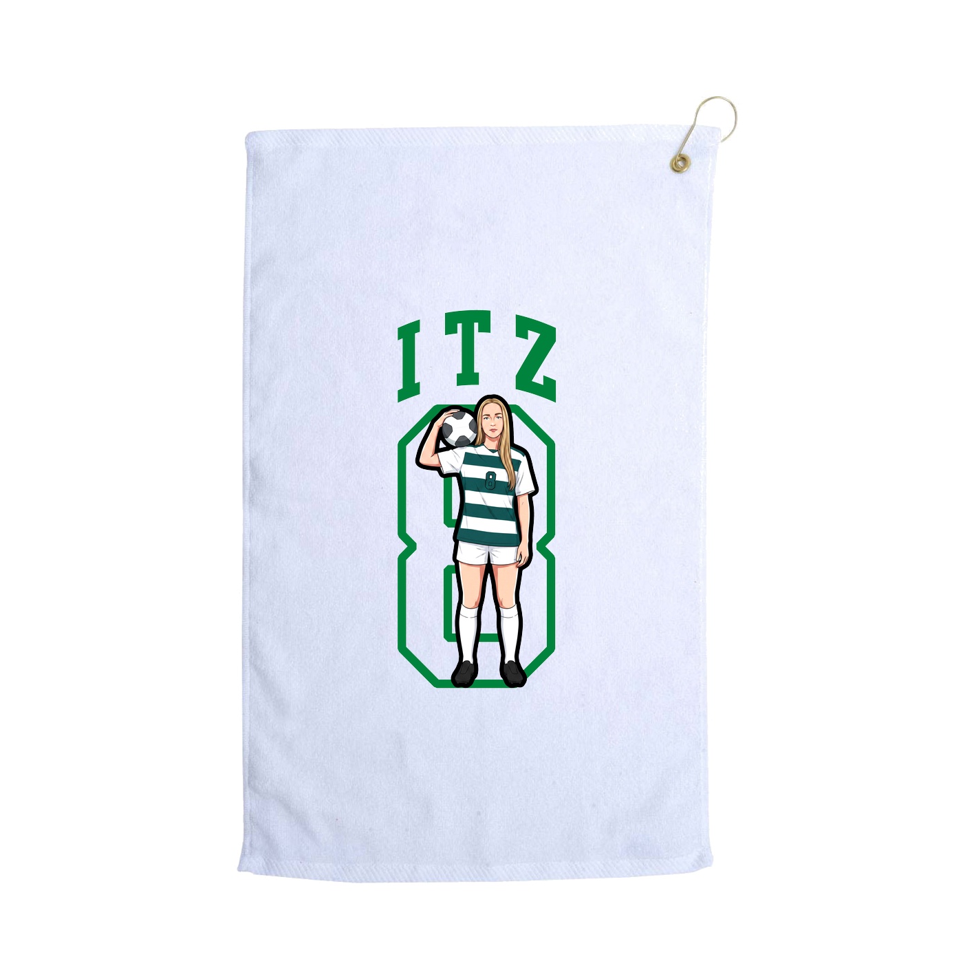 Golf Towel — Shirsey in White