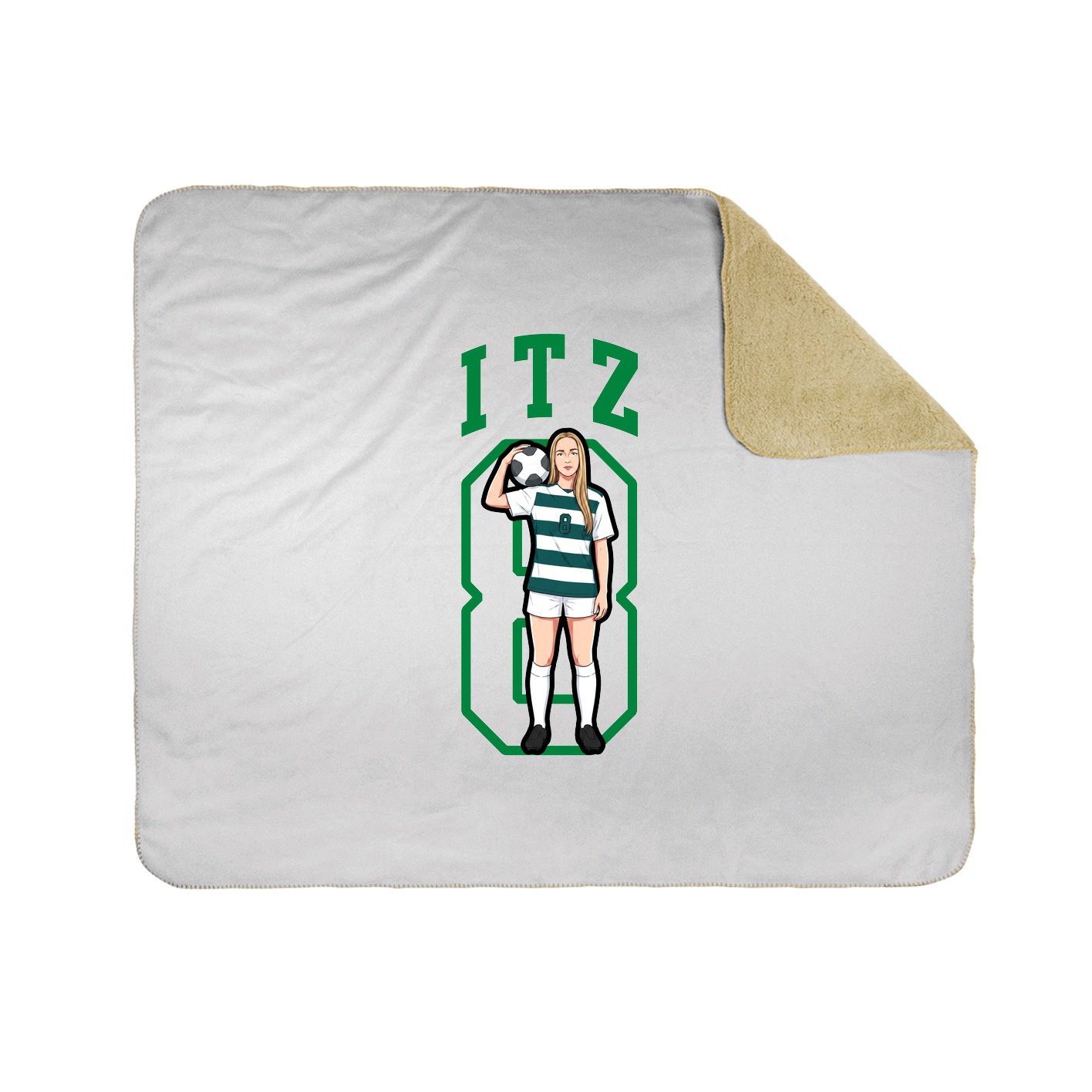 Throw Blanket — Shirsey in White