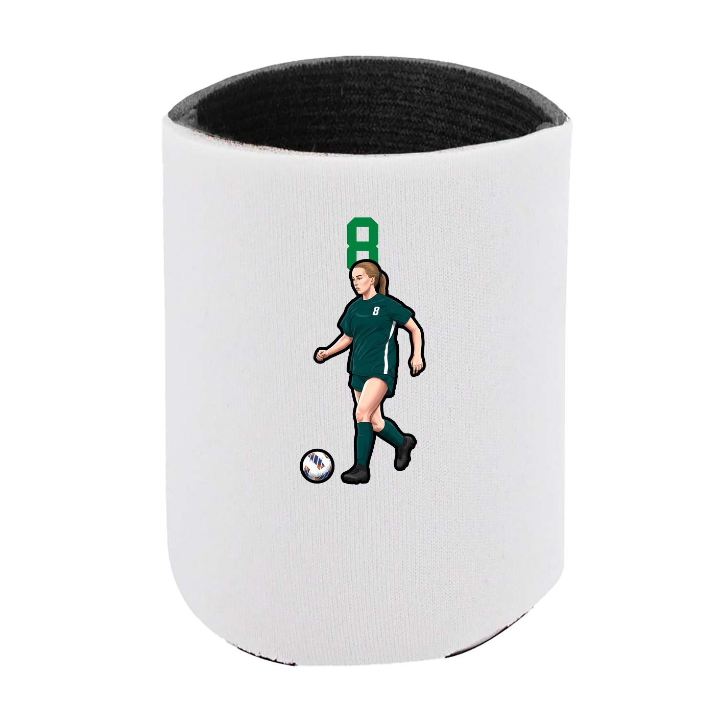 Can Holder — Number Top in White