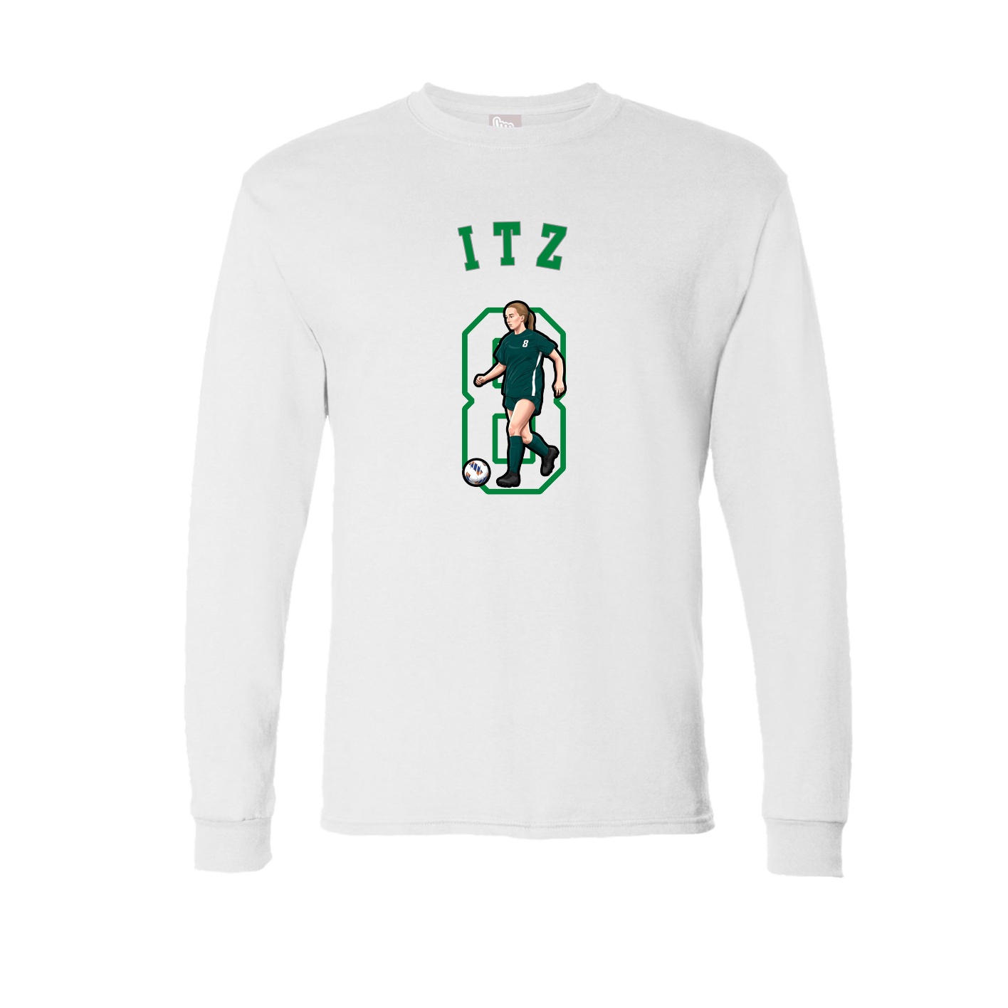 Long Sleeve Tee — Shirsey Arch in White