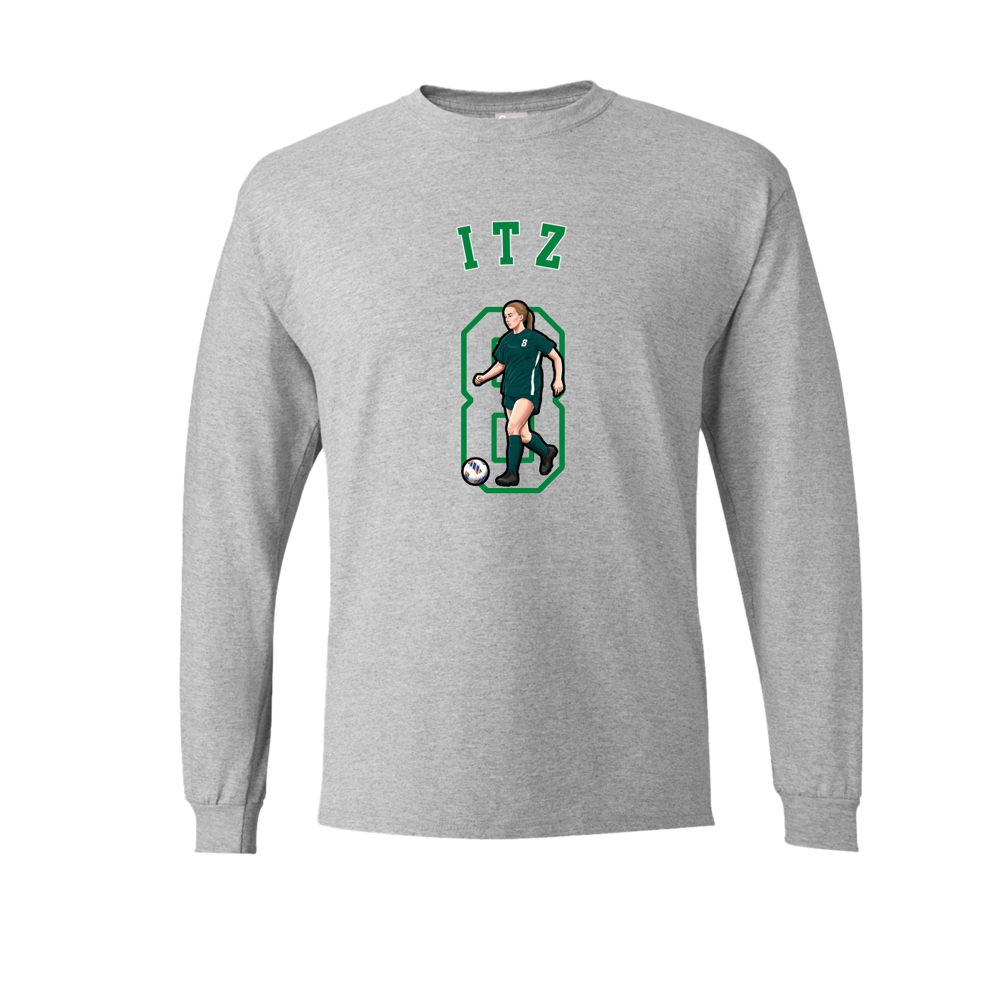 Long Sleeve Tee — Shirsey Arch in Grey