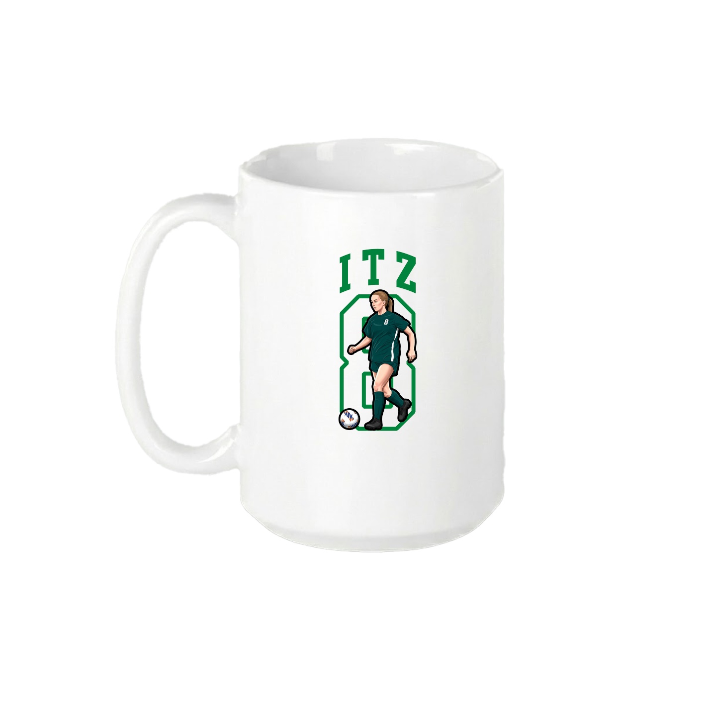 15oz Coffee Mug — Shirsey in White