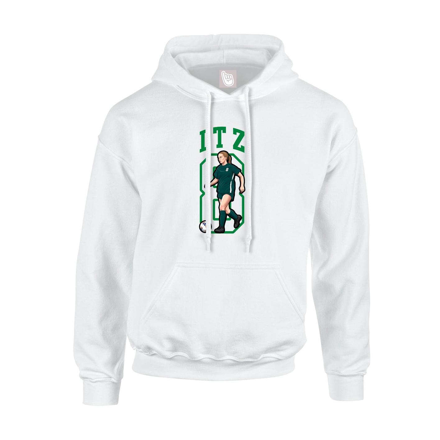 Hoodie — Shirsey in White