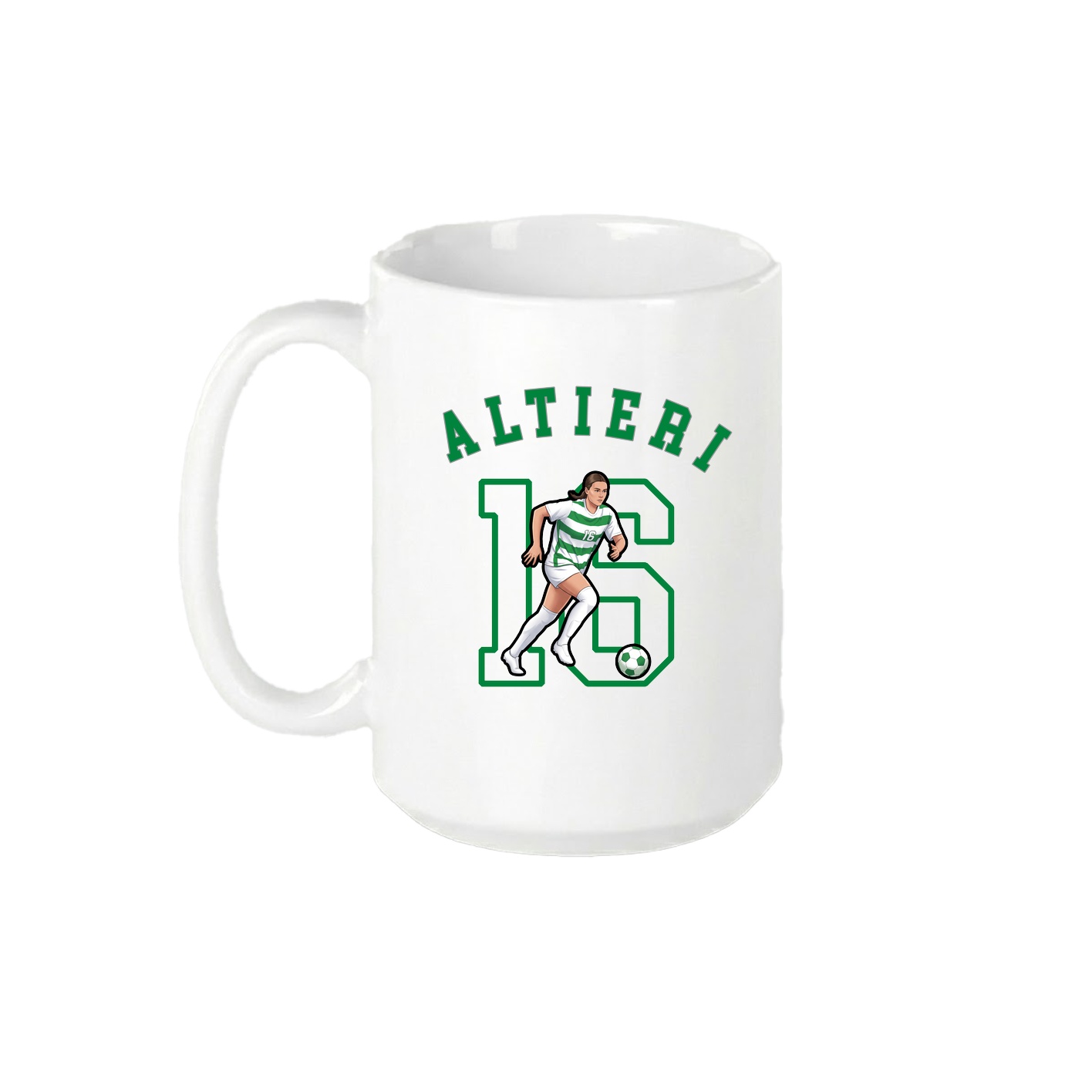 15oz Coffee Mug — Shirsey Arch in White