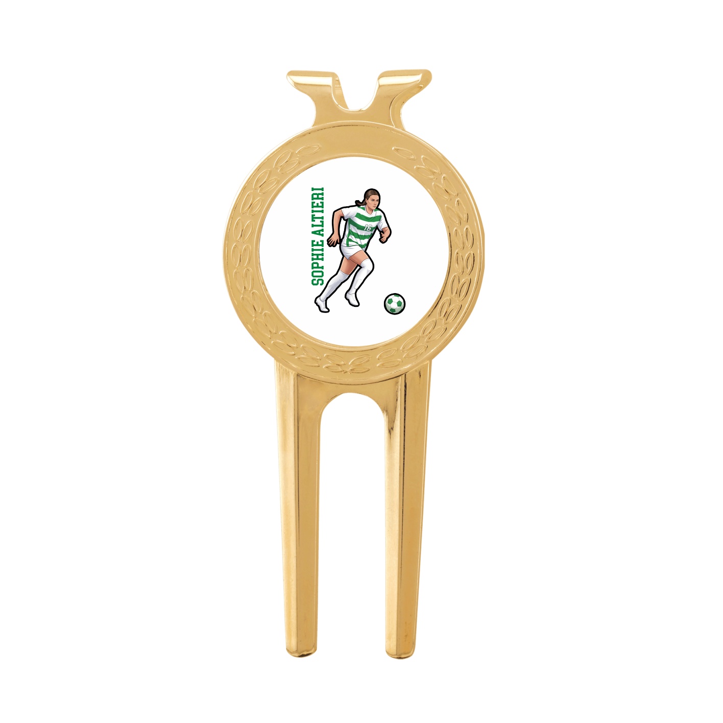 Divot Tool with Ball Marker — Name Vertical in Classic